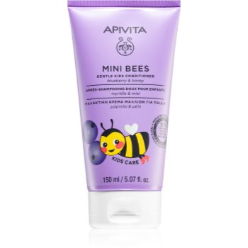 Apivita Mini Bees Gentle Kids Conditioner Blueberry & Honey balsam pentru copii - imagine 2
